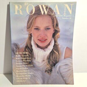 2001 Rowan Knitting Magazine Number 30 UK Over 40 Design Instructions